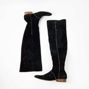 Free People Grandeur Over the Knee Boot EU41 / over the knee boot / blac…